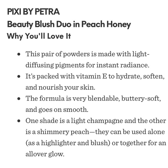 Pixi by Petra Blush Duo and Rose Gold Blush Brush - Picture 3 of 7